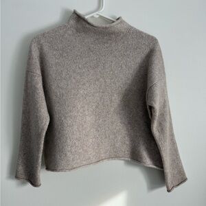 Lauren Manoogian Taupe Rollneck Sweater